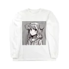 Mahaloのパーカーの女の子 ロングスリーブTシャツ