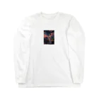 さぎょう擁の女騎士、桜の下で Long Sleeve T-Shirt