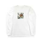 ganeshaの食べ物を探すタカ Long Sleeve T-Shirt