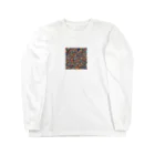 GoodTechのカラフルな幾何学模様アートプリント Long Sleeve T-Shirt