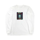 Skeletonのダイナミックなガイコツアート！ Long Sleeve T-Shirt