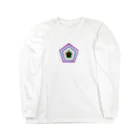 noiSutoaのエレガントな五角形 Long Sleeve T-Shirt