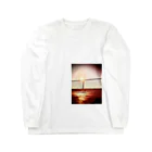 ウサギのブレブレの景色の景色 Long Sleeve T-Shirt