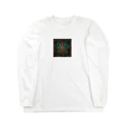 ganeshaのケルトの結び目工芸ステンドグラス Long Sleeve T-Shirt