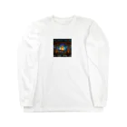 ganeshaのポリネシアの航海を楽しもう（ステンドグラス付き） Long Sleeve T-Shirt