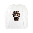 にゃんラボの武士にゃんこ２ ロングスリーブTシャツ