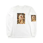 AQUAMETAVERSEのバラのアーチをくぐる美女　ラフルール　1859 Long Sleeve T-Shirt