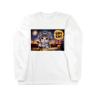 RySのLo-Fi Cat ロングスリーブTシャツ