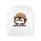 mimikkyu322のLets do this penguin ロングスリーブTシャツ