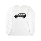 QUQU_WORKSのノーラングラーノーライフ ジープ ブラック Long Sleeve T-Shirt