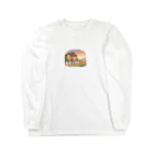 子猫カーニバルの子猫のパーティーの帰り Long Sleeve T-Shirt