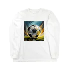 TENTENのサッカーボール ロングスリーブTシャツ