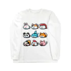 あにぱんださん。のドットあにまるズ Long Sleeve T-Shirt