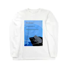 mirinconixの俳句/古池や 蛙飛び込む 水の音 Long Sleeve T-Shirt