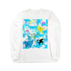 きたのかんむりのきらきら♪ねこ Long Sleeve T-Shirt