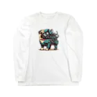 ブヒーズのPugBot Long Sleeve T-Shirt