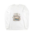 Chi3のBook Lover ロングスリーブTシャツ