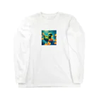 pipi_popoのアヒル Long Sleeve T-Shirt