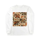 Qten369の石器時代のマンモス Long Sleeve T-Shirt