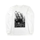 Saza-nami Antique designの海の怪物、クラーケン！！ Long Sleeve T-Shirt