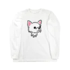 OBAのるるるんロングコートチワワ（ホワイト） Long Sleeve T-Shirt