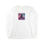 波乗り南国🏝️のスカルくん Long Sleeve T-Shirt