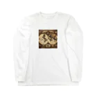 Steampunk Creations屋のスチームパンク世界地図 Long Sleeve T-Shirt