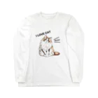 ヒロワークスのもふもふネコ Long Sleeve T-Shirt