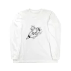 つくえのぶたロケット Long Sleeve T-Shirt