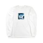 730naoの夜の海に突如現れる人魚！ Long Sleeve T-Shirt