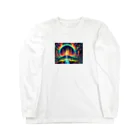 Oshiboriの虹ドット絵 Long Sleeve T-Shirt