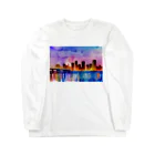 samenoa81の水彩画の夜景 Long Sleeve T-Shirt