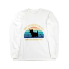 dreamy-designのわんちゃん　ヨークシャテリア Long Sleeve T-Shirt