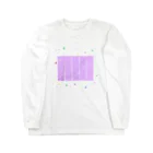 noiSutoaの神秘的なパープルカラー円周率１０００桁 Long Sleeve T-Shirt