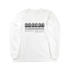 ひよこのもり工房のDENSHA　DAISUKI（淡色用） Long Sleeve T-Shirt