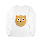 キュートキャットマンのThe TANUKI Long Sleeve T-Shirt