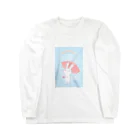 おがわゆきこの寂しがりうさぎ（雨のち晴れ） Long Sleeve T-Shirt