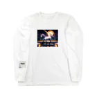 jhajhaのデジタル・クロノス・ユニコーン。 Long Sleeve T-Shirt