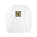 CatCraftsの猫のダンスパーティー Long Sleeve T-Shirt