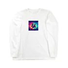 烈火拳館 - The Blaze Fist Dojoのカッコいい忍者風グッズ Long Sleeve T-Shirt