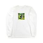 Keeiiのお散歩×ミニチュアシュナウザー Long Sleeve T-Shirt