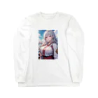 巫女スタぐらむの巫女姿のママ Long Sleeve T-Shirt