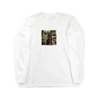 AI Design Labの旅する猫 Long Sleeve T-Shirt