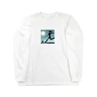 GUNSUNのサッカー少女 Long Sleeve T-Shirt