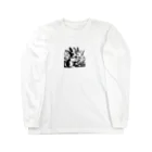 harumama04のシンプルにかわいいウサギのグッズ Long Sleeve T-Shirt