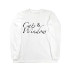 ONPu.ARTのCats ＆ Window Long Sleeve T-Shirt