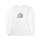 りのショップのゆるかわネコグッズ Long Sleeve T-Shirt