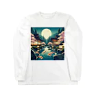 癒しの部屋の和モダンな風景 Long Sleeve T-Shirt