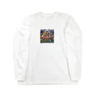 幸運招来の七福神必ず幸運やってきます Long Sleeve T-Shirt