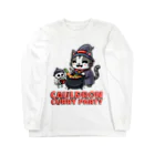 Stylo Tee Shopのネクロマンサーのネコさんのカレーパーティー Long Sleeve T-Shirt